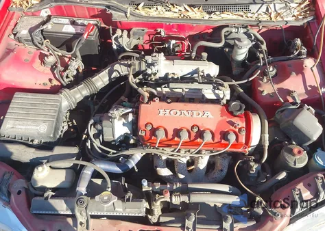 1993 Honda Civic Ex z USA, uszkodzony, nr VIN 1HGEJ125XPL037519